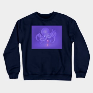 The Balloon Gift for the Octopus Crewneck Sweatshirt